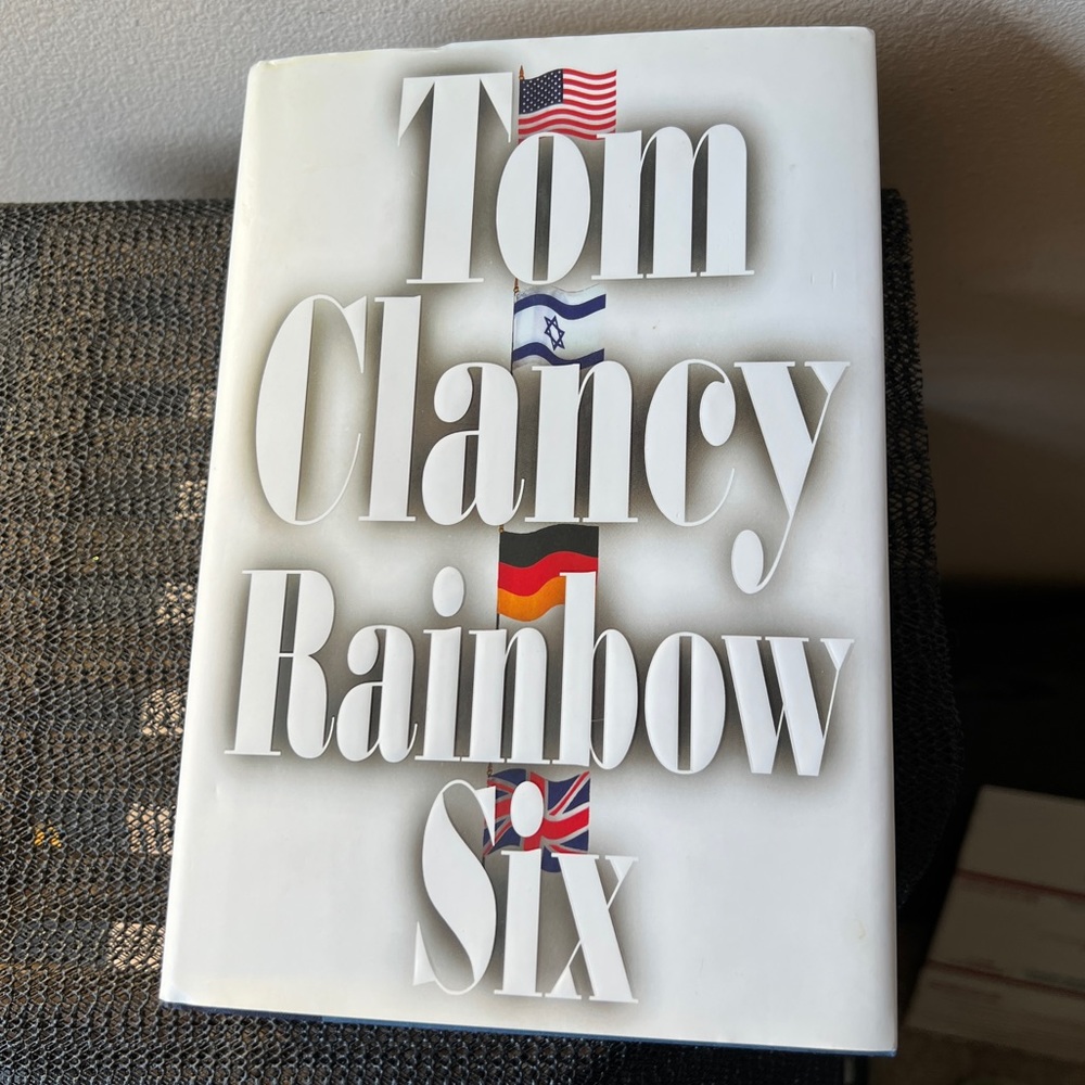 First Edition Hardcover “Rainbow Six” Tom Clancy 1998 First Print